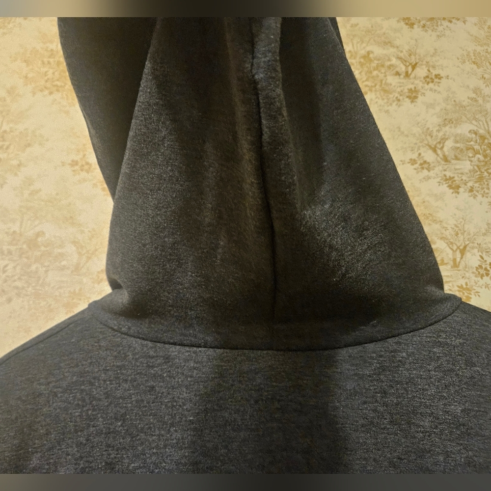 NWOT AMAZON  dark Grey zipper hoodie SMALL UNISEX - Picture 10 of 12